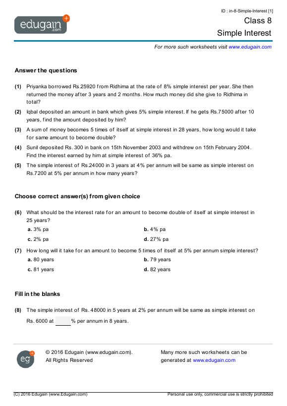 savings-accounts-worksheets-compound-interest-answers